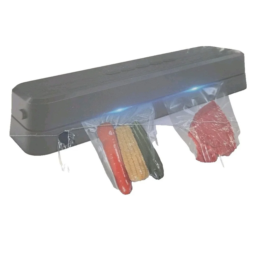 Nordic Style Vacuum Sealer Food Preservation Machine w Bags Built In Cutter New